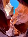 Brown Rock Formation Under the Blue Sky
