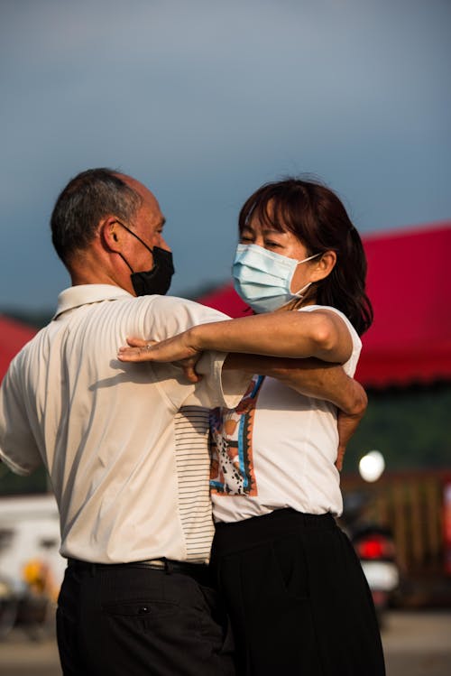 Two People dancing Together