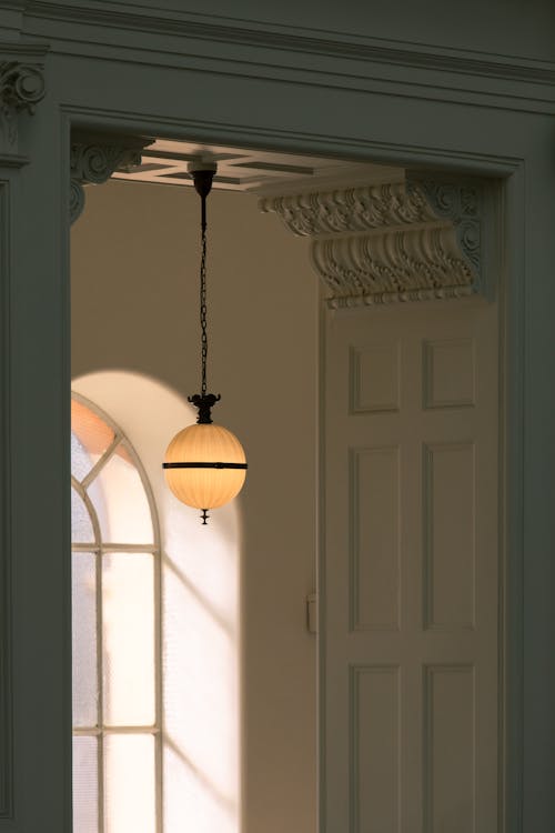 Pendant Lamp by the Doorway 