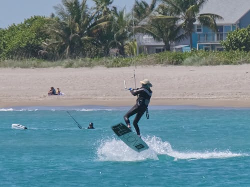 Photos gratuites de eau, faire de la planche à voile, mer