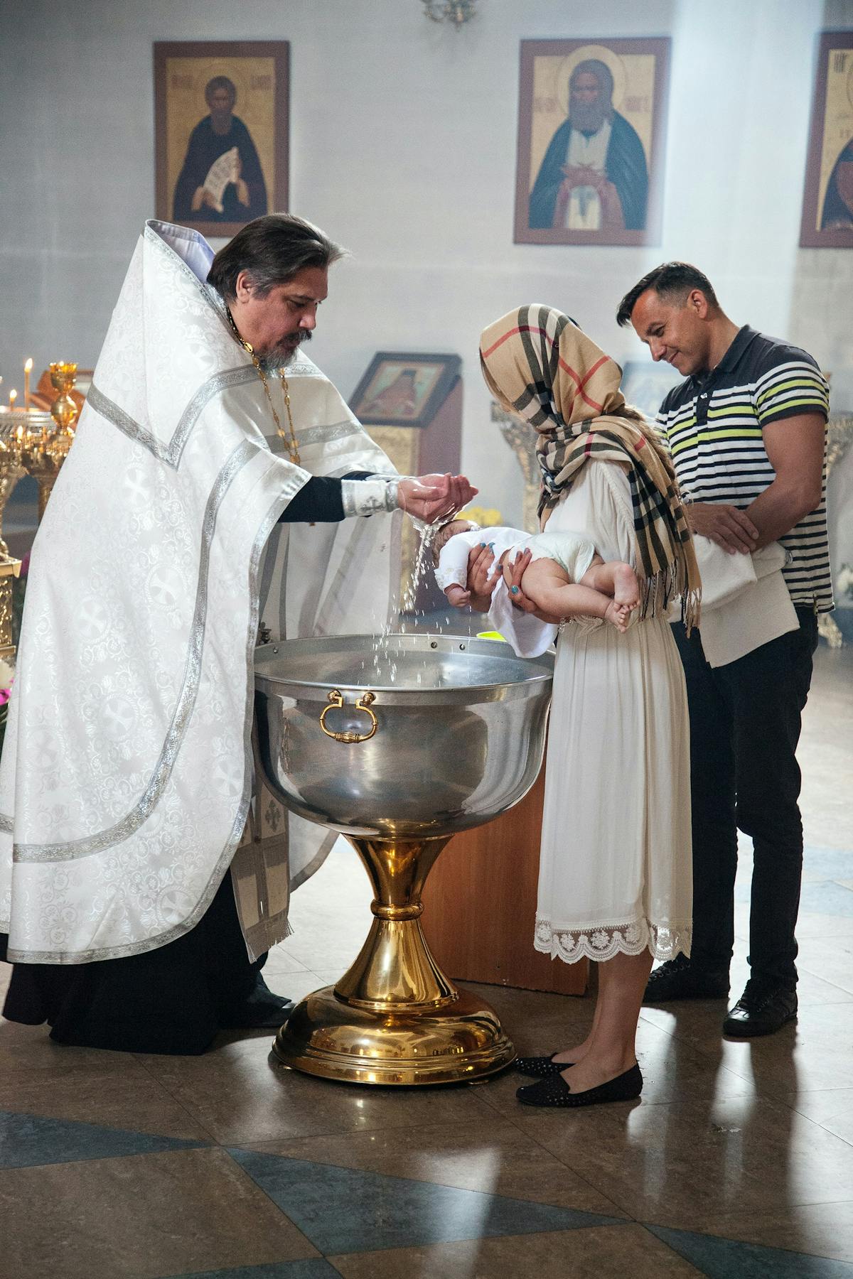 Close-up of pancakes cooking on a skillet with bubbles forming on top
