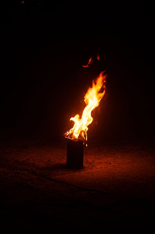 Бесплатное стоковое фото с красный, огонь, пламя