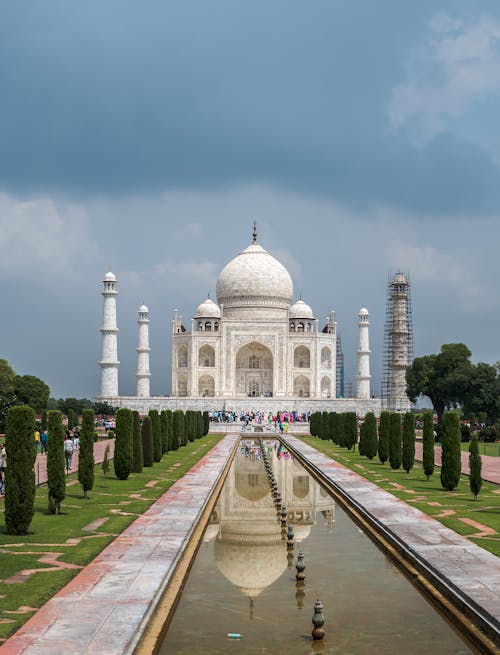 The Famous Taj Mahal Mausoleum in Agra India