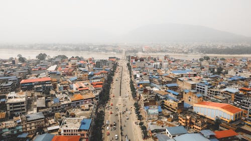 Aerial View of Cityscape