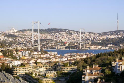 
A View of the 15 July Martyrs Bridge in Turkey
