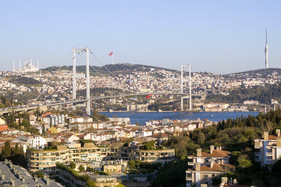 
A View of the 15 July Martyrs Bridge in Turkey