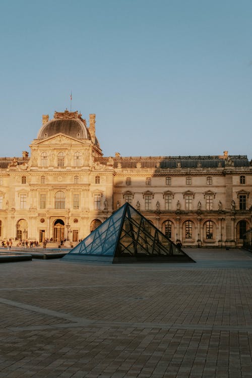 
A View of the Louvre Museum in Paris