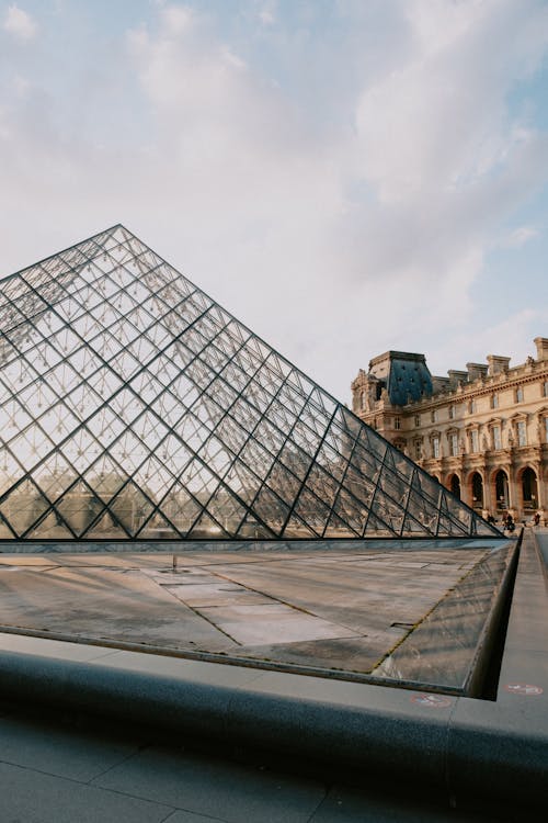 Free Louvre Museum, Paris, France Stock Photo