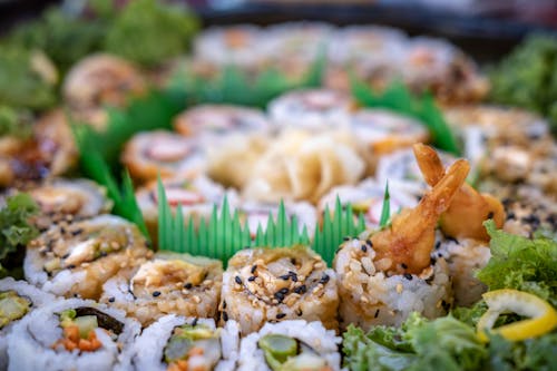 Kostnadsfri bild av asiatisk mat, blandad, bricka
