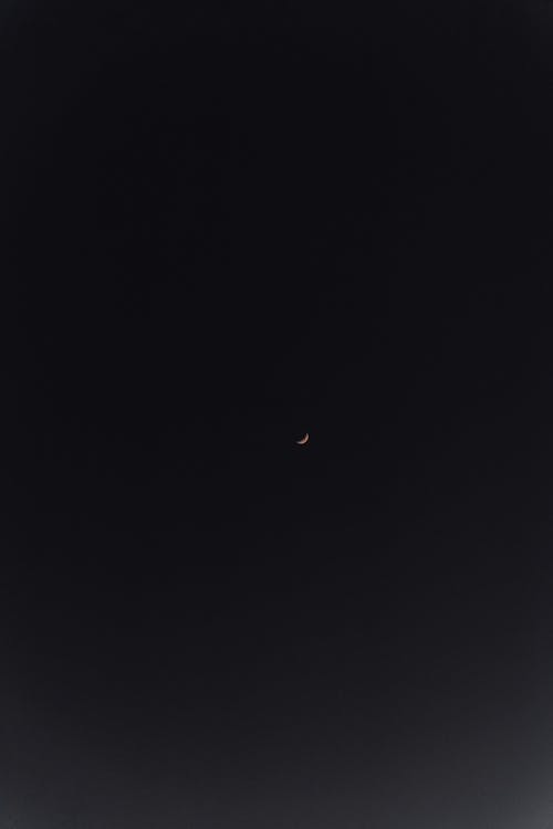 
The Crescent Moon in the Dark Sky