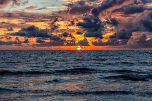 ゴールデンアワー, 地平線, 日没の無料の写真素材