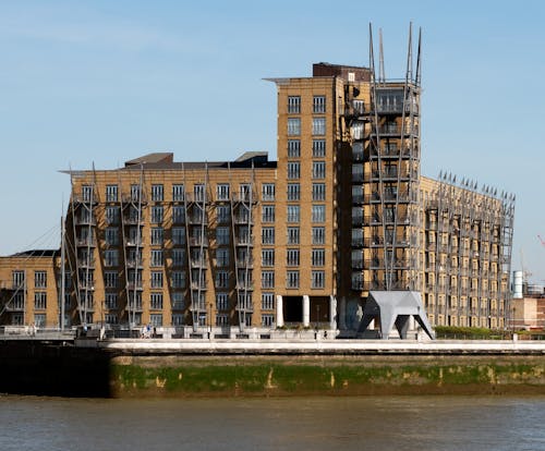 Dundee Wharf Apartment Building On the River Thames in London