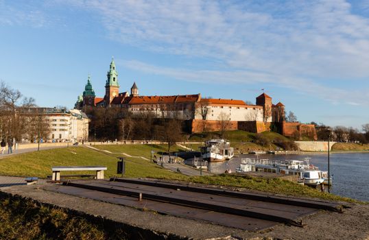 Wawel Castle and Cathedral morning — Krakow