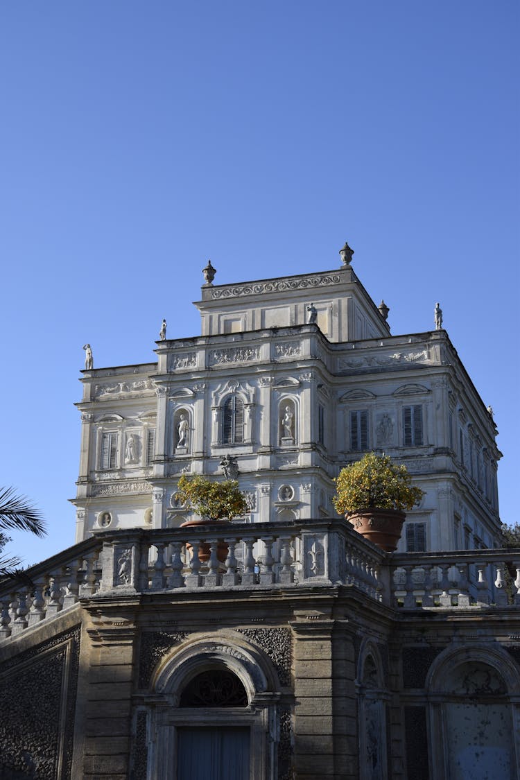 Villa Doria Pamphili Against The Sky, Rome, Italy