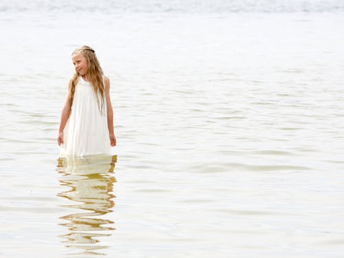 Free stock photo of dress, girl, standing