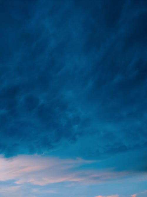 Free Blue and White Cloudy Sky Stock Photo