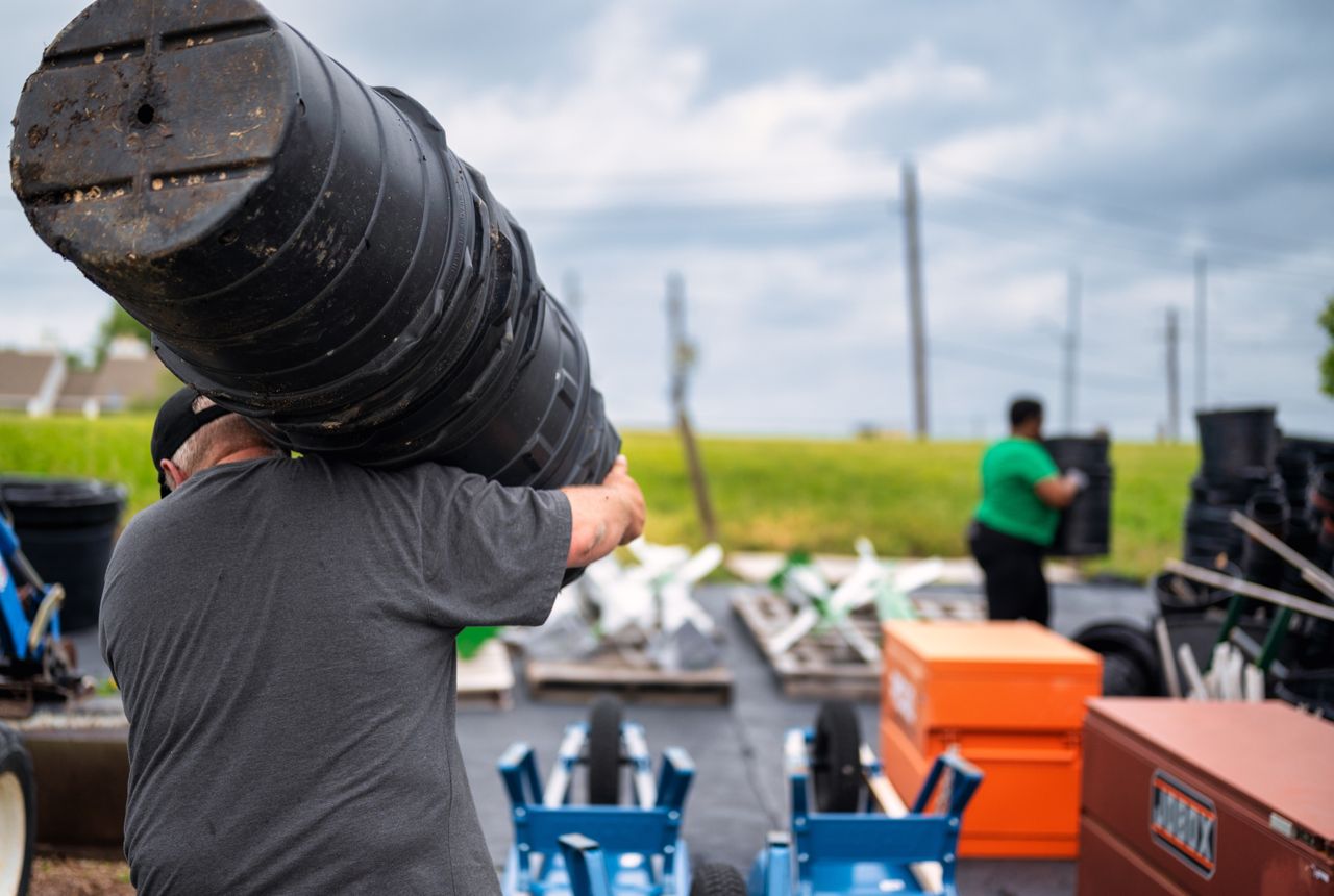 Storage & moves to storage Tarvin — removals work in progress