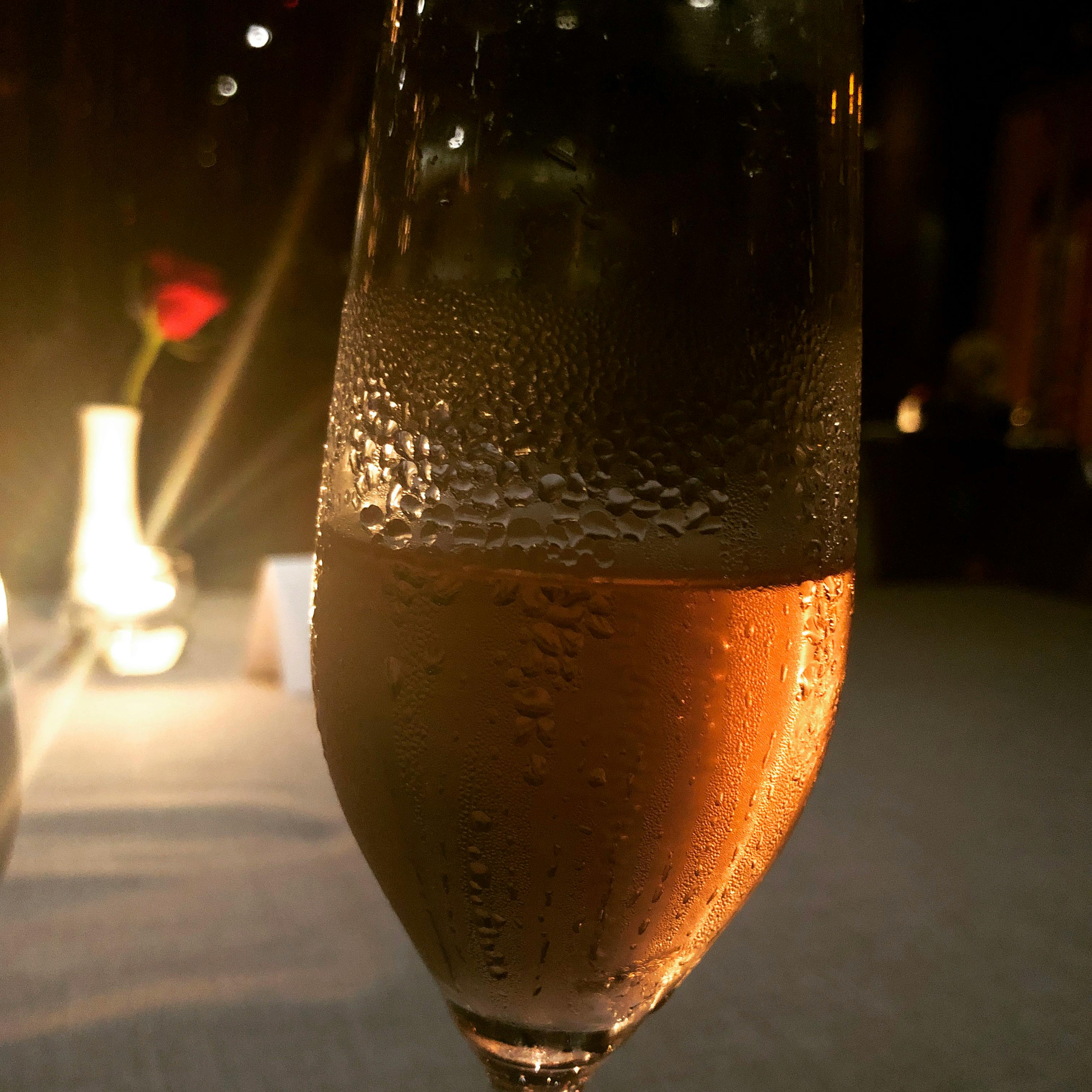 Free stock photo of bubbly, champagne glass, pink