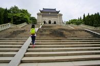 Kid Going Up the Stairs