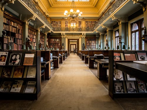 Interior of National Art Library 