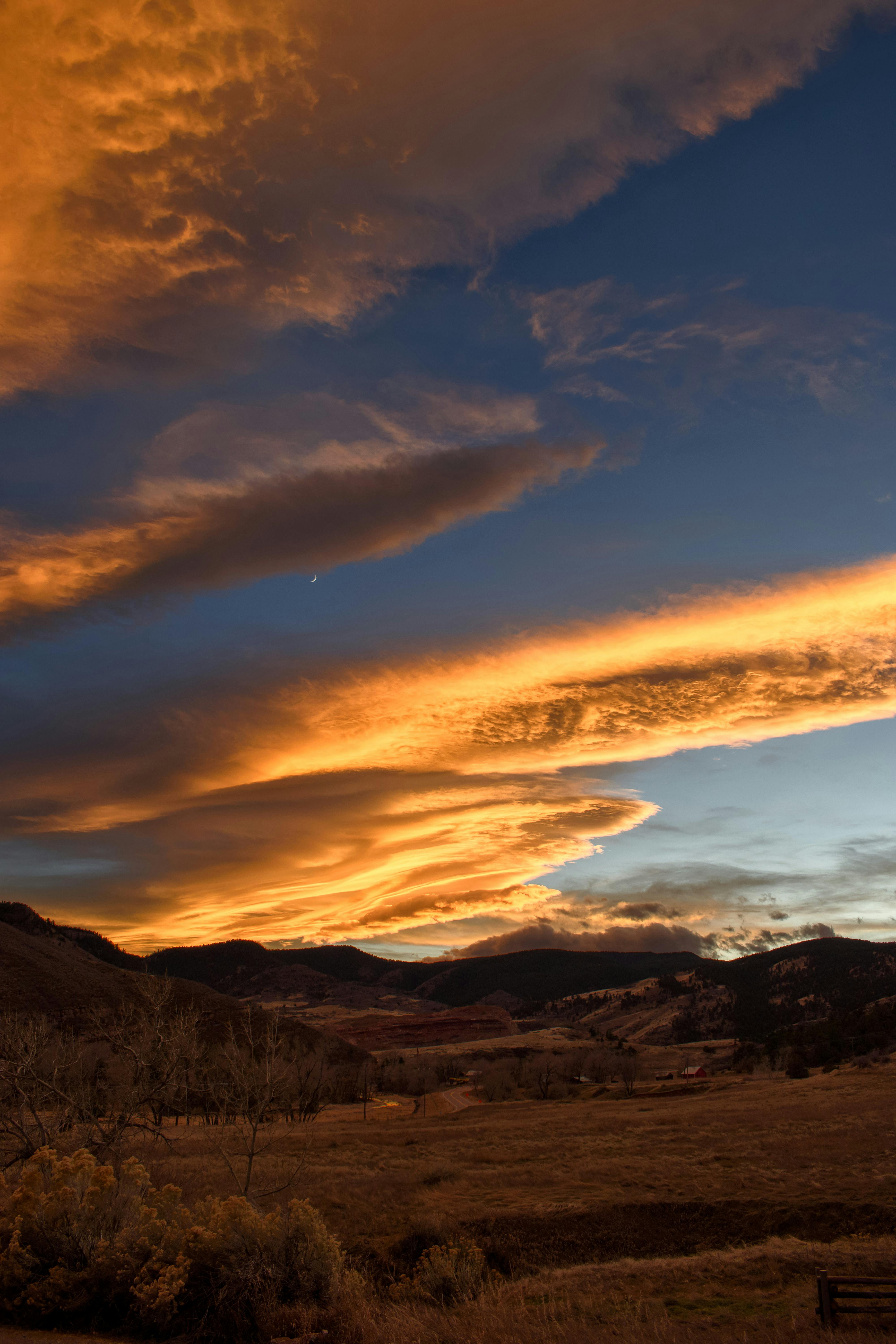 Clouds over Hills · Free Stock Photo