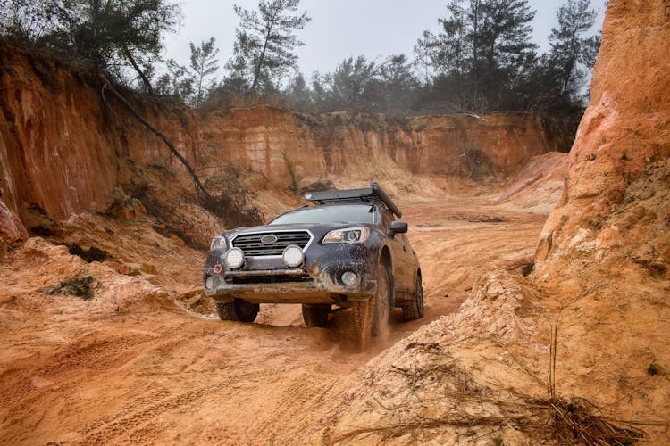 Truck Driving On Extreme Terrain