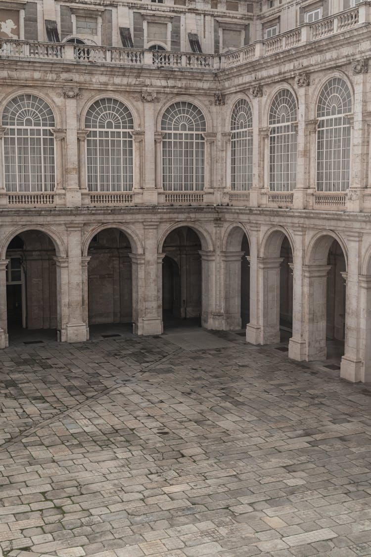 View Of A Courtyard