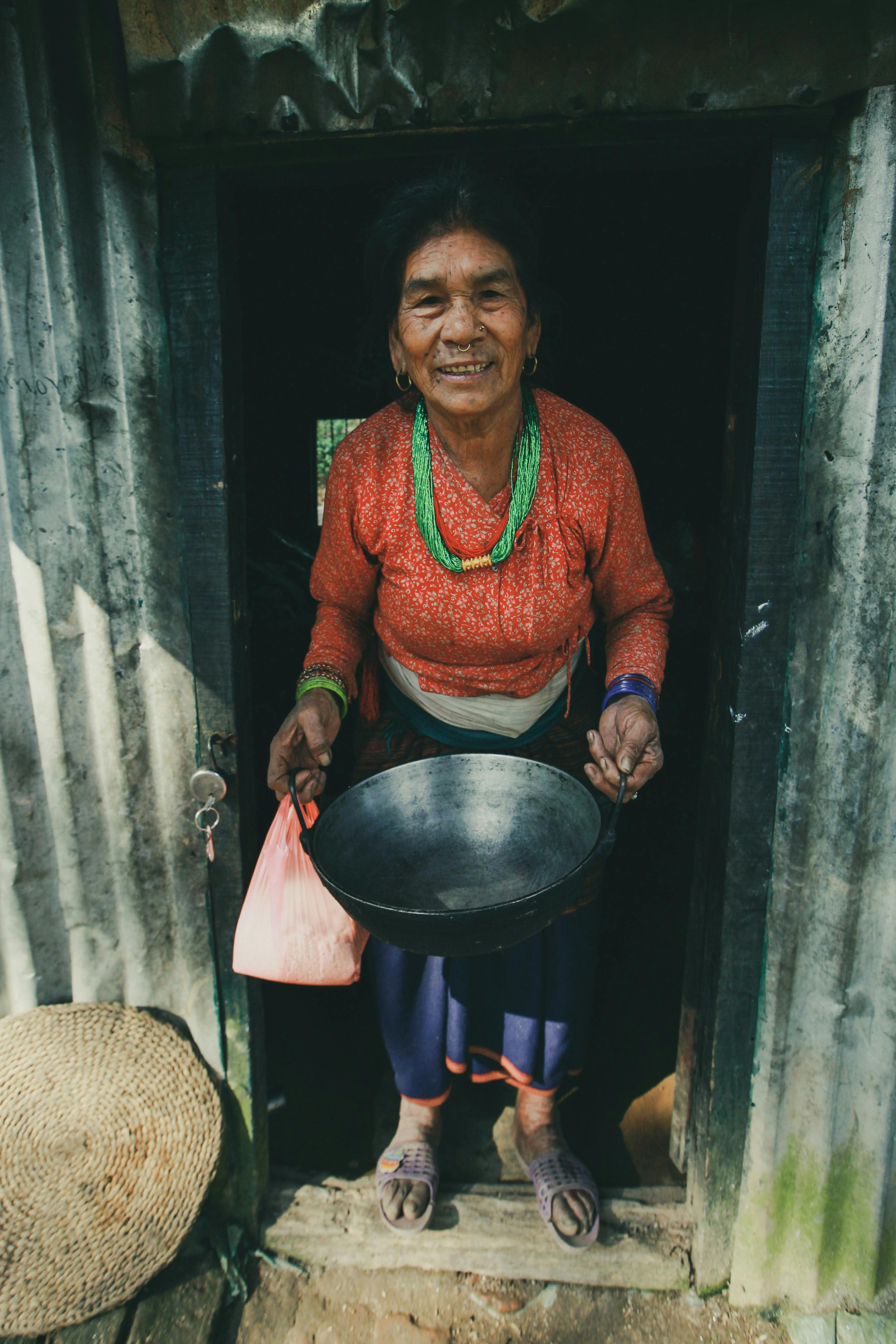 shawl for elderly lady