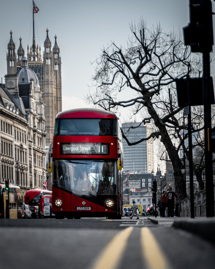 London Bus On The Street