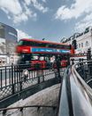 London bus in Piccadilly Circus