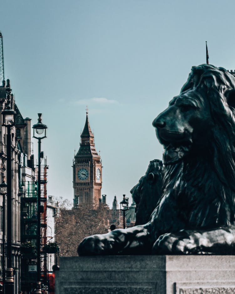 Big Ben View From Trafalgar Square