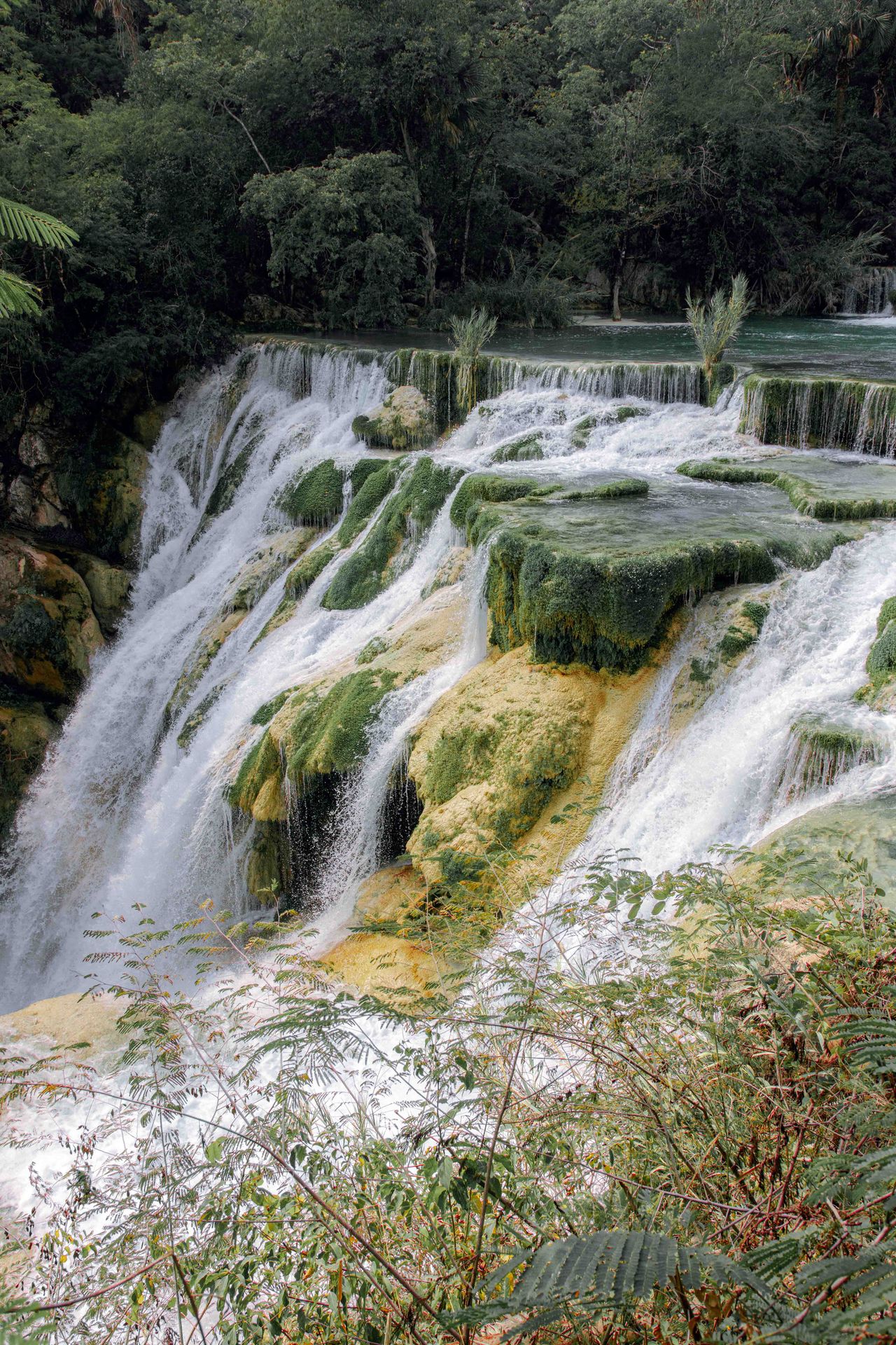 Cascades d'Agua Azul Chiapas eaux turquoise