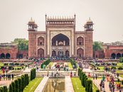 Door to Taj Mahal