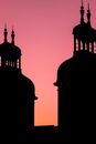 Silhouette of Building during Sunset