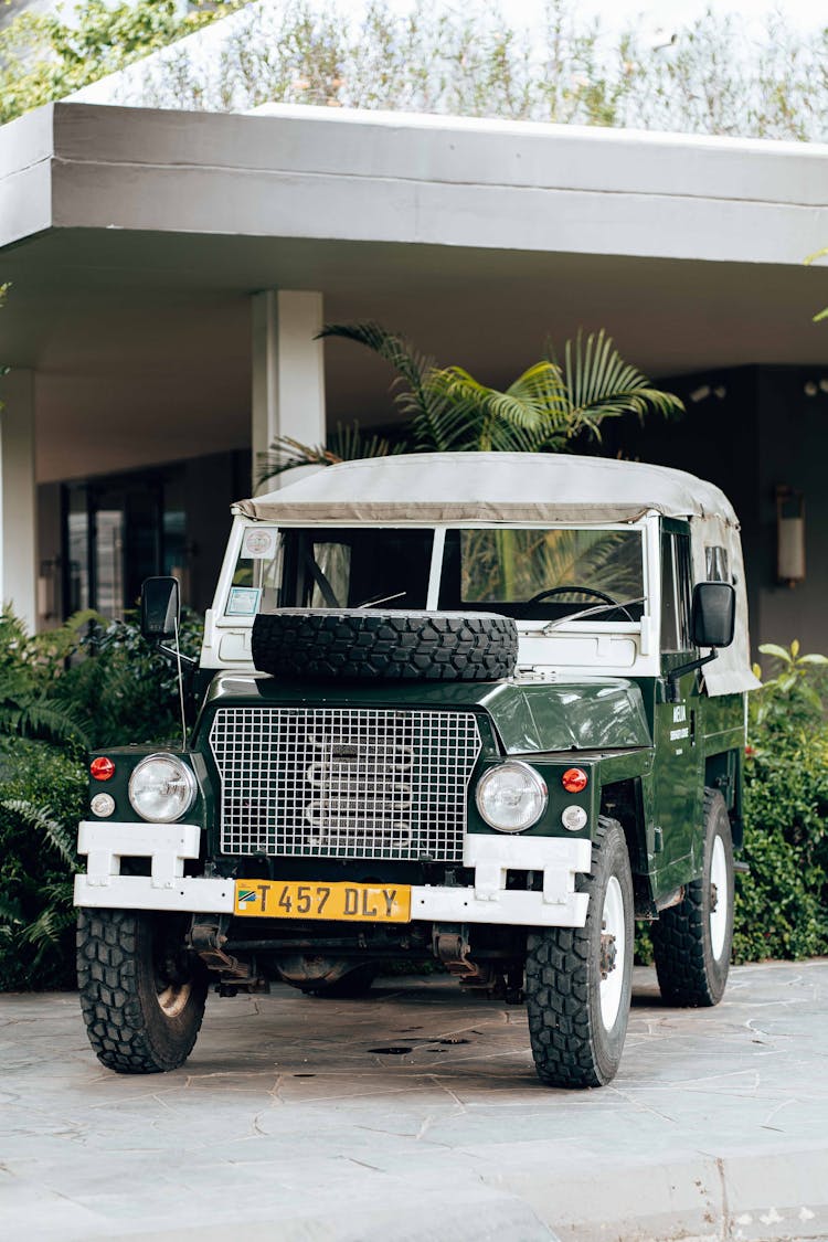 Green Jeep Car