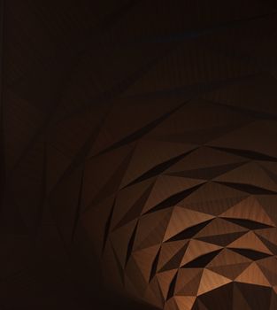 Licht & Muster auf schwarzem Hintergrund – OLED Motiv (von Betül Ayyldz, 6936×7767, #11807227)