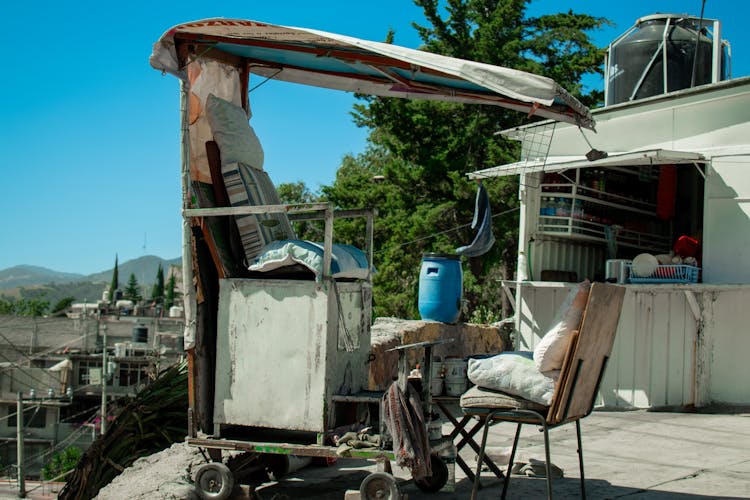 Shoe Shine Cart