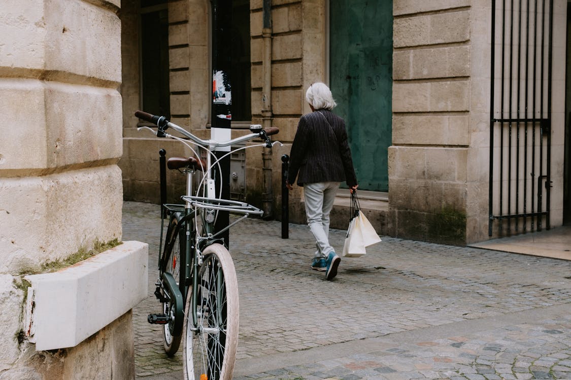 Bicycle Parked in the City