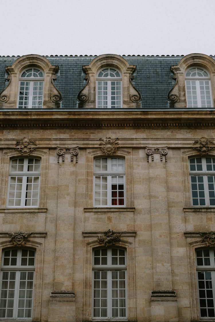 Neoclassical Building Facade In France 