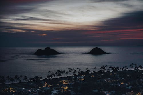 Birds Eye View of Kailua, Hawaii