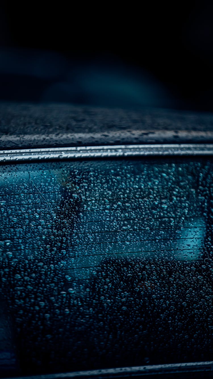 Water Droplets On Cars Windsh