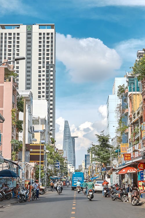 A Road in Ho Chi Minh City