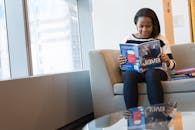 Photography of Woman Reading Book