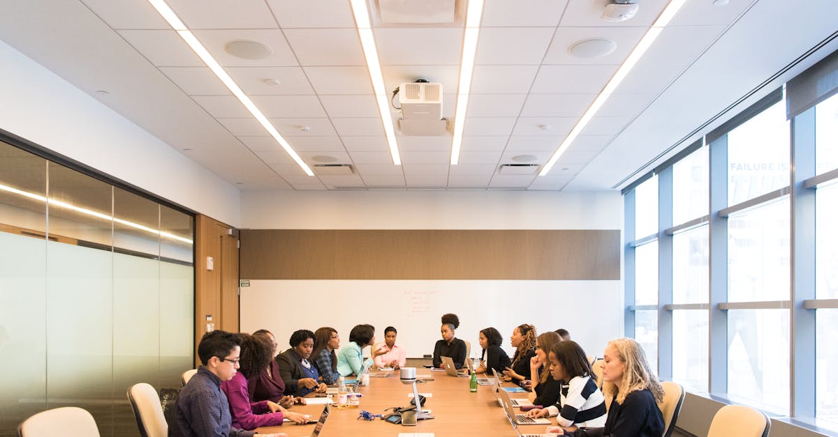 Group of People in Conference Room