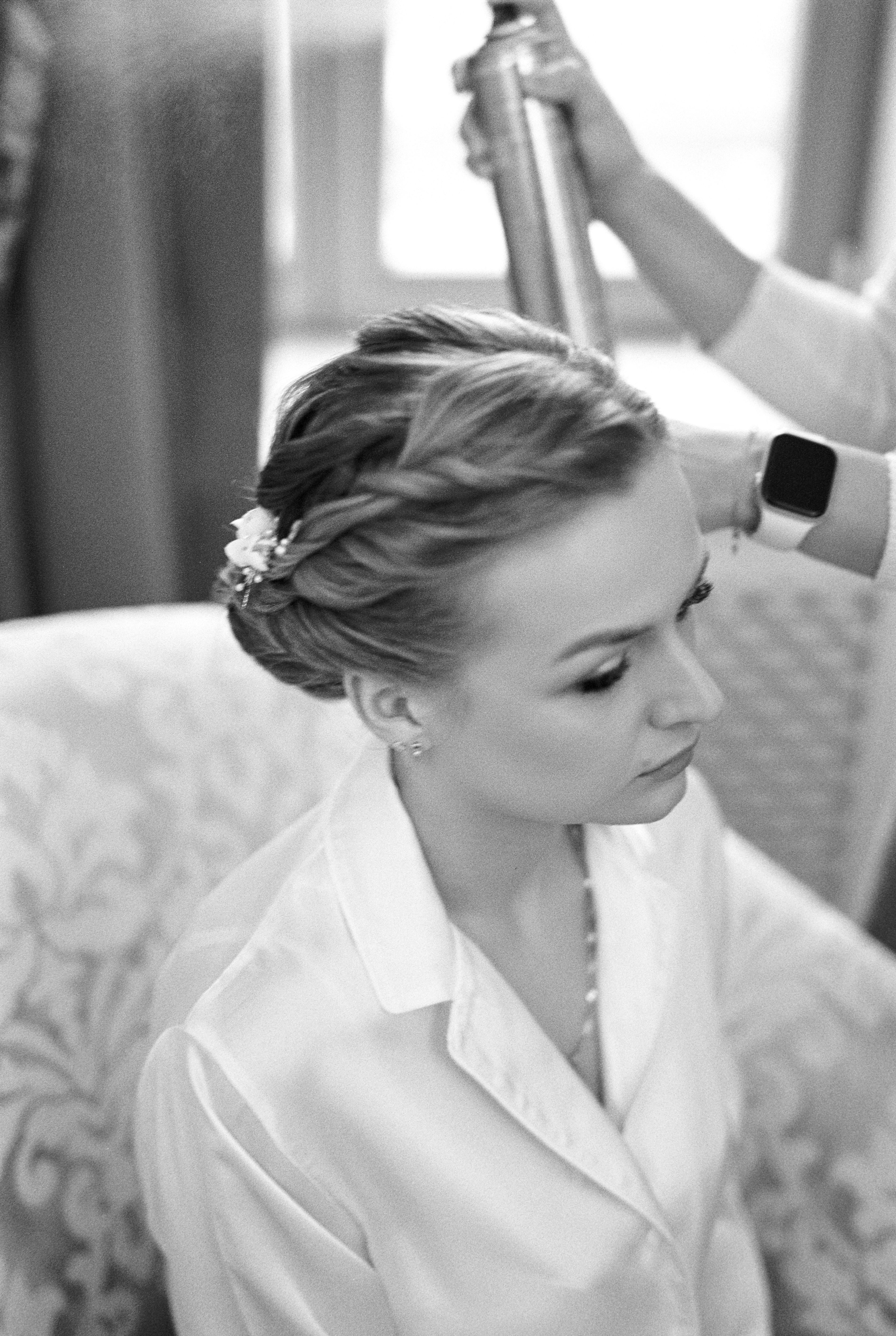Woman Getting Hair Done · Free Stock Photo
