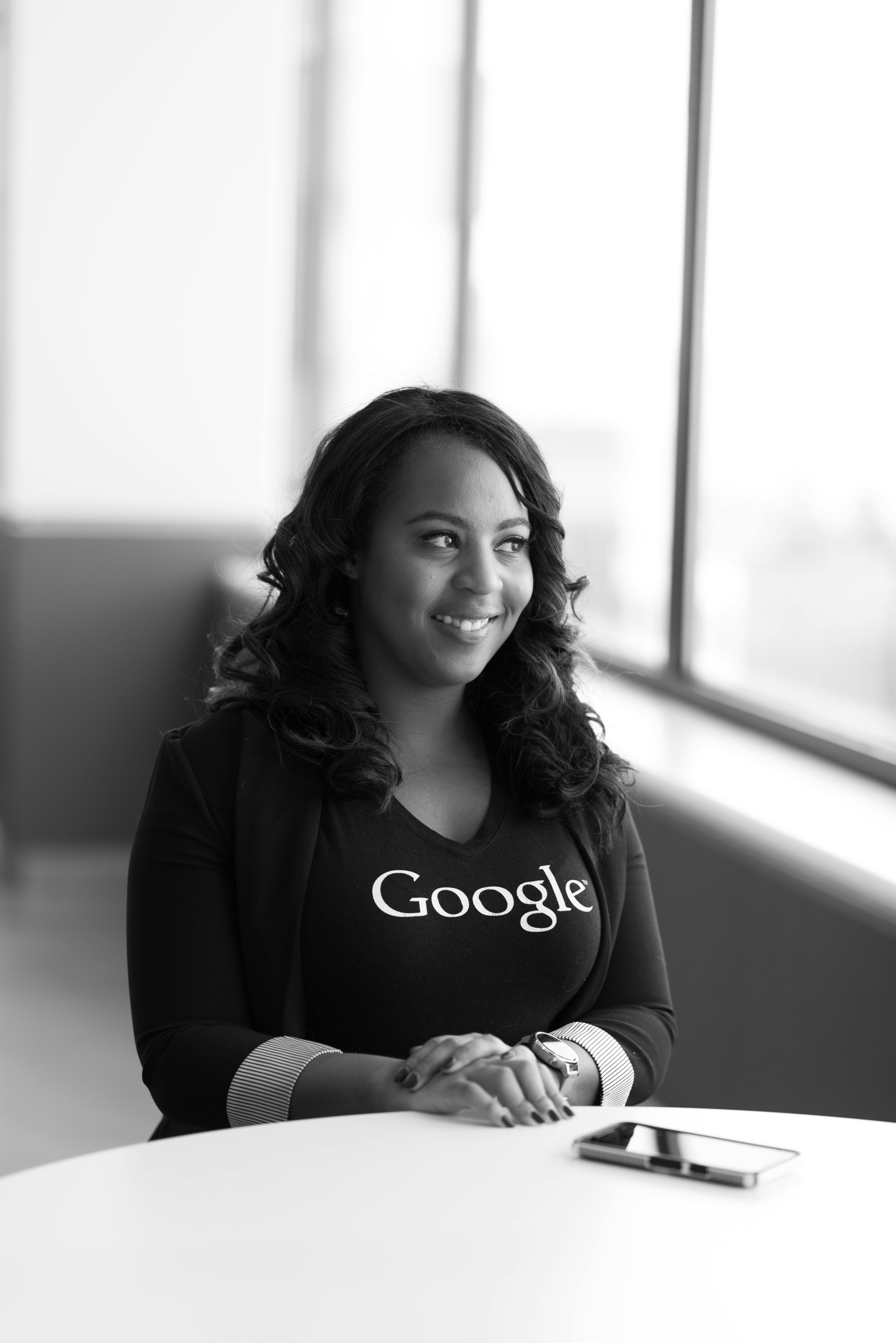 Person organizing cards with labels