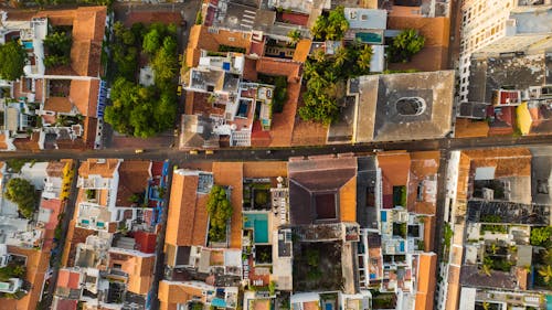 Бесплатное стоковое фото с Аэрофотосъемка, вид сверху, городской