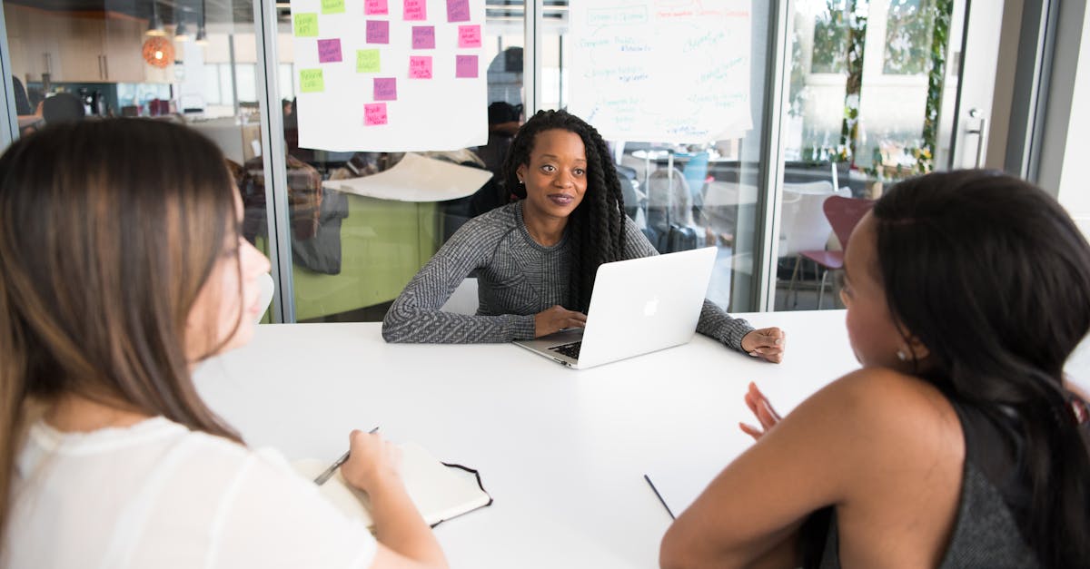 Three Woman Having a Meeting