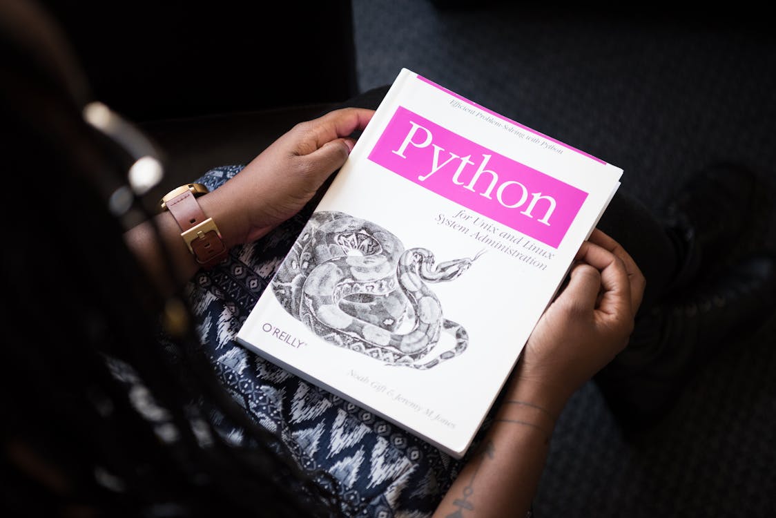 Free Python Book Stock Photo