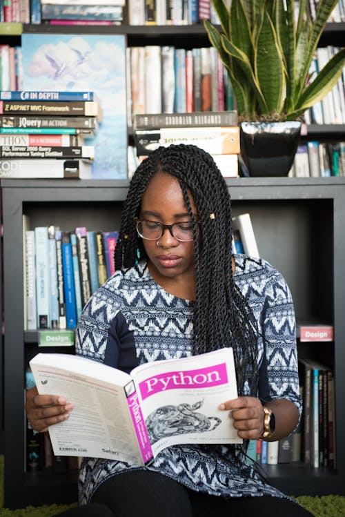 Free Woman Reading Book Stock Photo